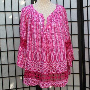 Crown & Ivy curvy blouse long sleeve 3XL